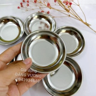 Chén inox đựng nước sốt - chén inox - chén đựng nước chấm - chén làm bánh bèo -chén làm hào trứng