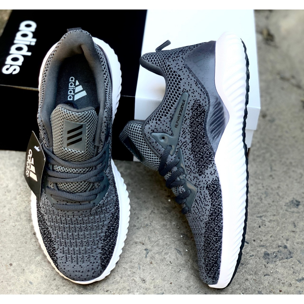 Giày Sneaker Alphabounce, Giày_adidas 2 màu Đen vàng/ Đen trắng/ Full đen Full Box