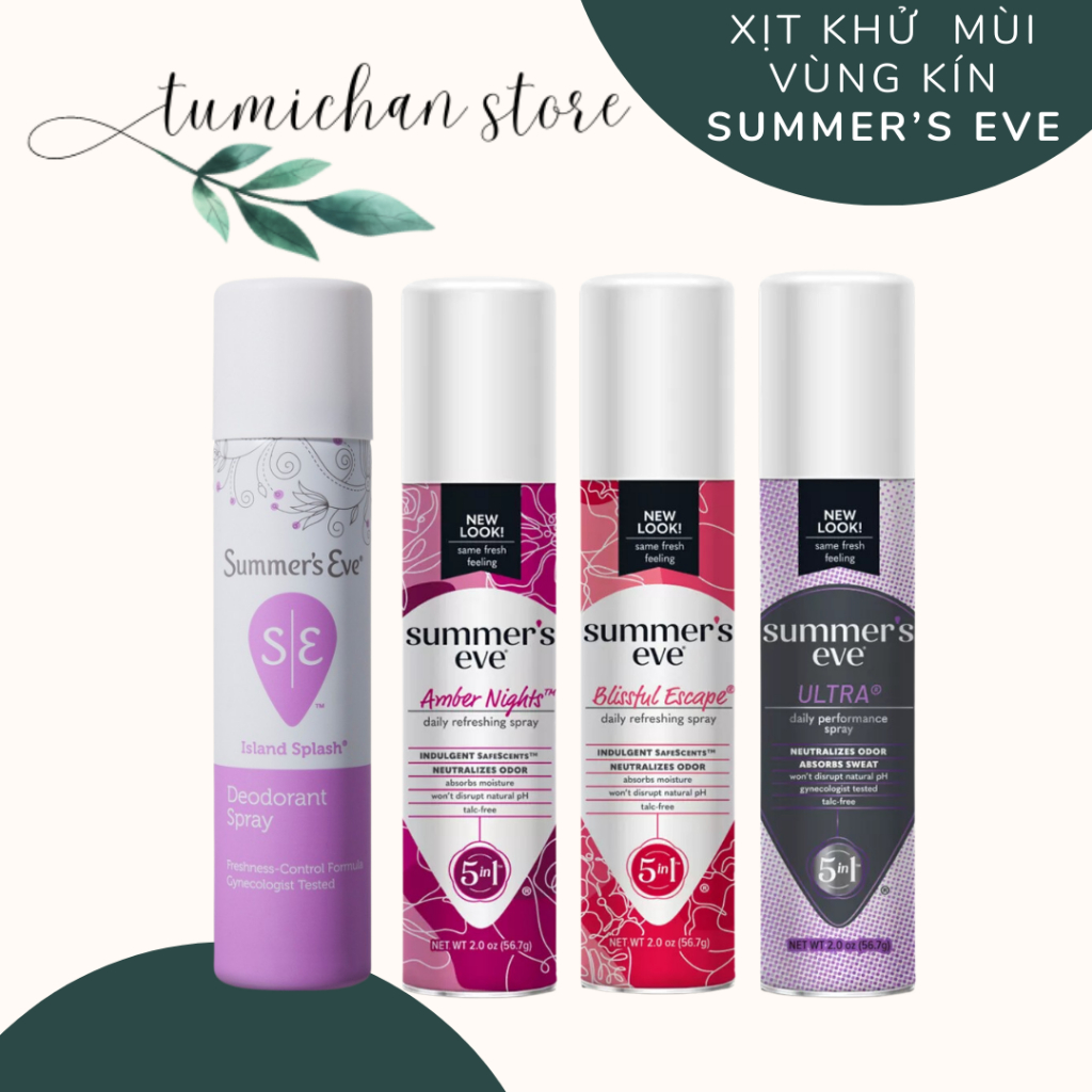 Xịt phụ khoa Summer's Eve 56.7g - nhập trực tiếp từ Mỹ USA