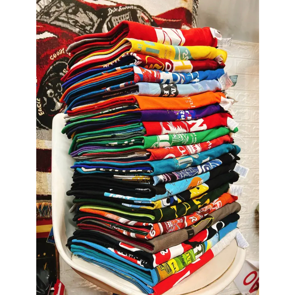 Combo 3 phông 2hand unisex đơn giản nam  đầy đủ size+ tặng 1
