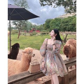Đầm babydoll xòe kiểu dáng công chúa xinh xắn ulzzang