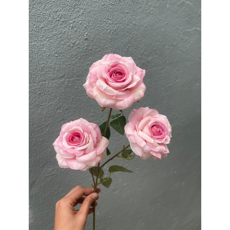 Hoa giả - cành hoa hồng khô trang trí nhiều màu - Shop hoa Thuỳ Chi