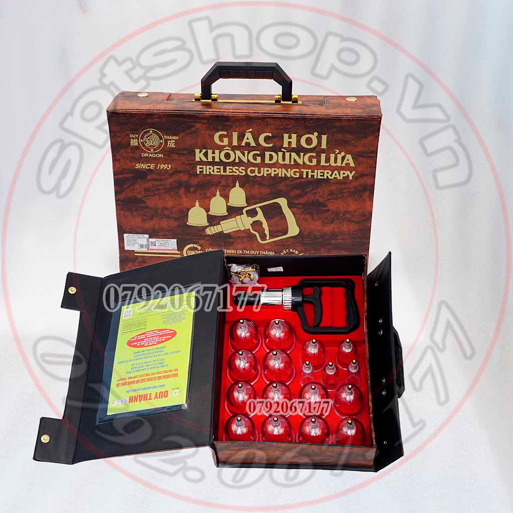 Bộ ống giác hơi không dùng lửa cao cấp 17 ly Duy Thành