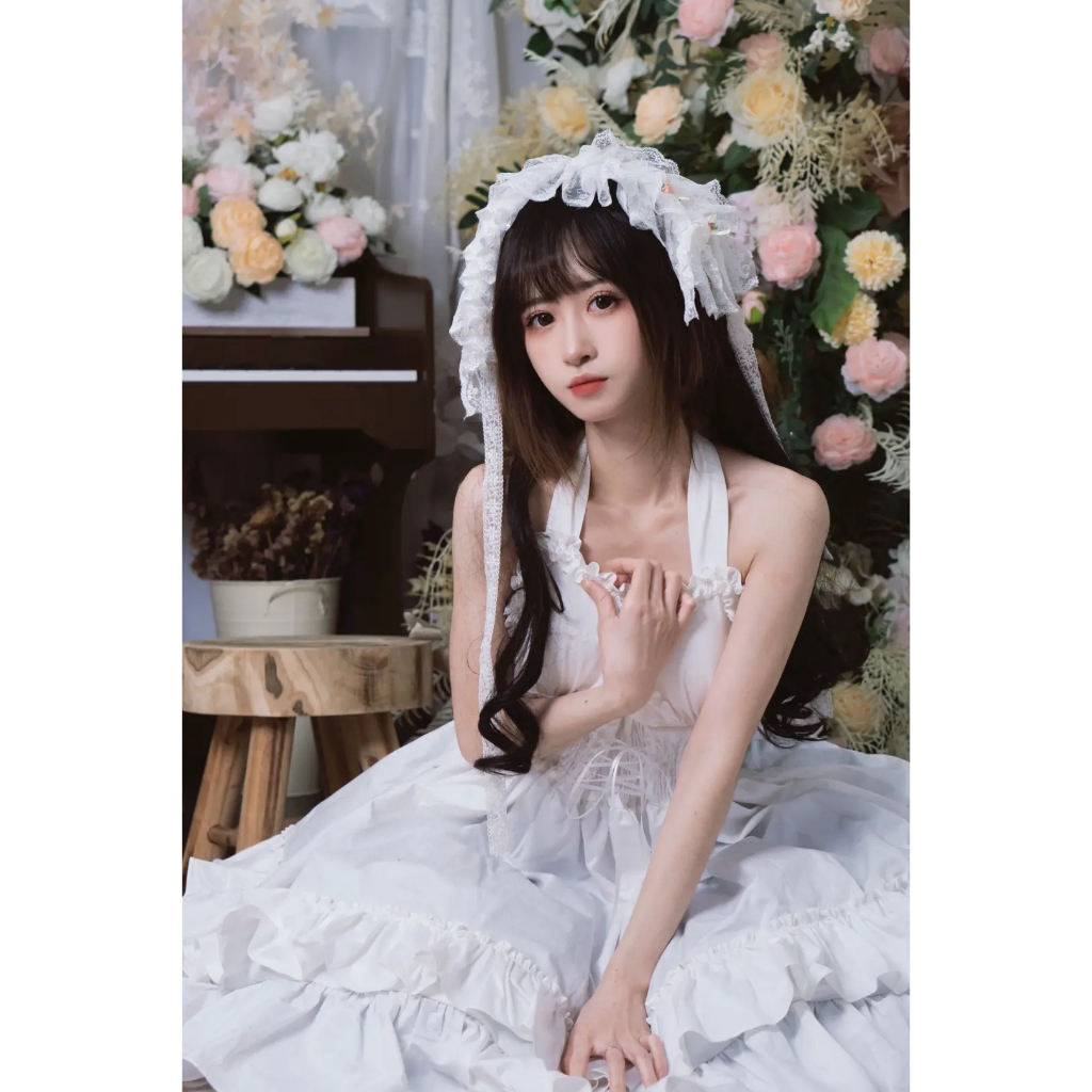 Váy/ Đầm Lolita Thắt Eo Siêu Xinh - Kèm ảnh thật, váy đầm công chúa,dự tiệc, tiểu thư, nàng thơ, sang chảnh