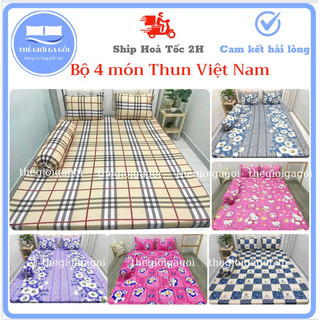 Bộ ga 4 món thun lạnh việt nam