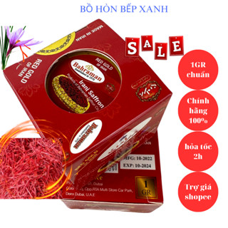 1GR SAFFRON NEGIN BAHRAMAN-NHUỴ HOA NGHỆ TÂY CHÍNH HÃNG GIÁ ƯU ĐÃI hạn sử dụng 24 tháng đầy đủ giấy tờ