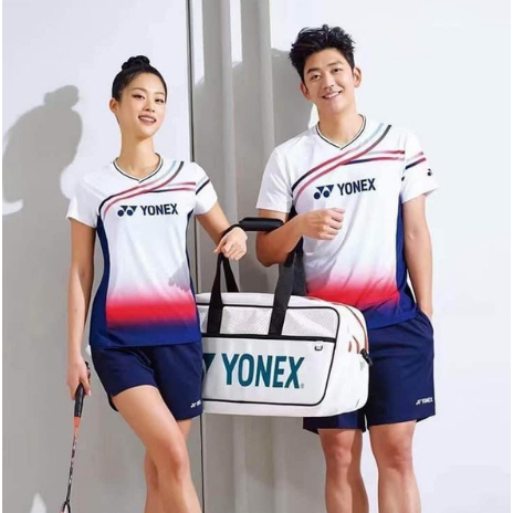 Áo thể thao nam nữ Yonex dành cho cầu lông, bóng chuyền, tennis vải co dãn 4 chiều, thoáng mát, thấm hút YN005