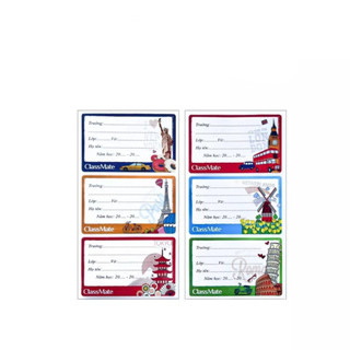 Nhãn vở học sinh travel classmate cl-nt204