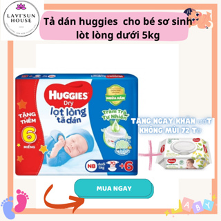 Tả dán Huggies sơ sinh nb70 miếng tặng 6miếng