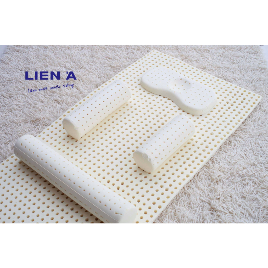 Nệm Cao Su Em Bé Liên Á Bambino - Cao 2cm - Đệm cũi em bé cao su thiên nhiên 100%