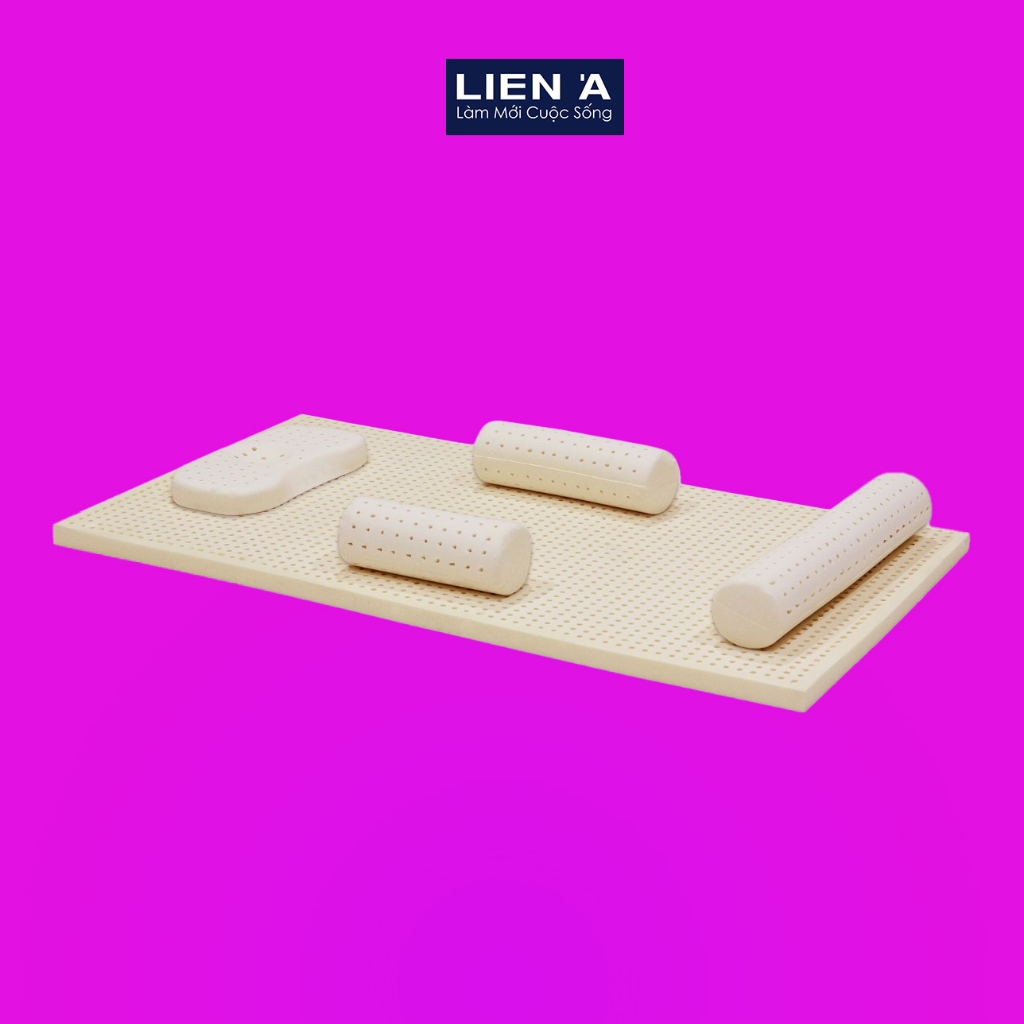 Nệm Cao Su Em Bé Liên Á Bambino - Cao 2cm - Đệm cũi em bé cao su thiên nhiên 100%