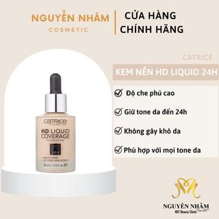 KEM NỀN CATRICE HD 24h về SIÊU MỊN MỎNG, CHE KHUYẾT ĐIỂM CỰC ĐỈNH