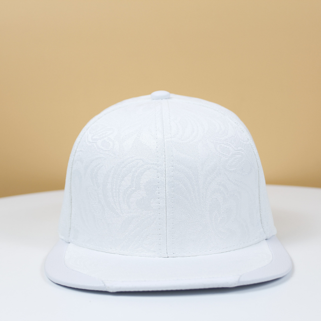 Mũ Nón Snapback Họa Tiết Hoa Văn Trắng Đen Khóa Bấm Chắc Chắn Nón HipHop Phong Cách Thời Trang Nam Nữ