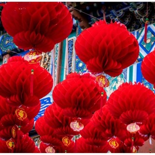 Đèn lồng đỏ trang trí nhiều kích thước