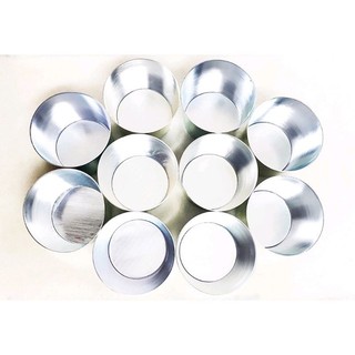 COMBO 10 LY NHÔM LÀM ĐÁ - Chung làm nước đá Bằng Nhôm