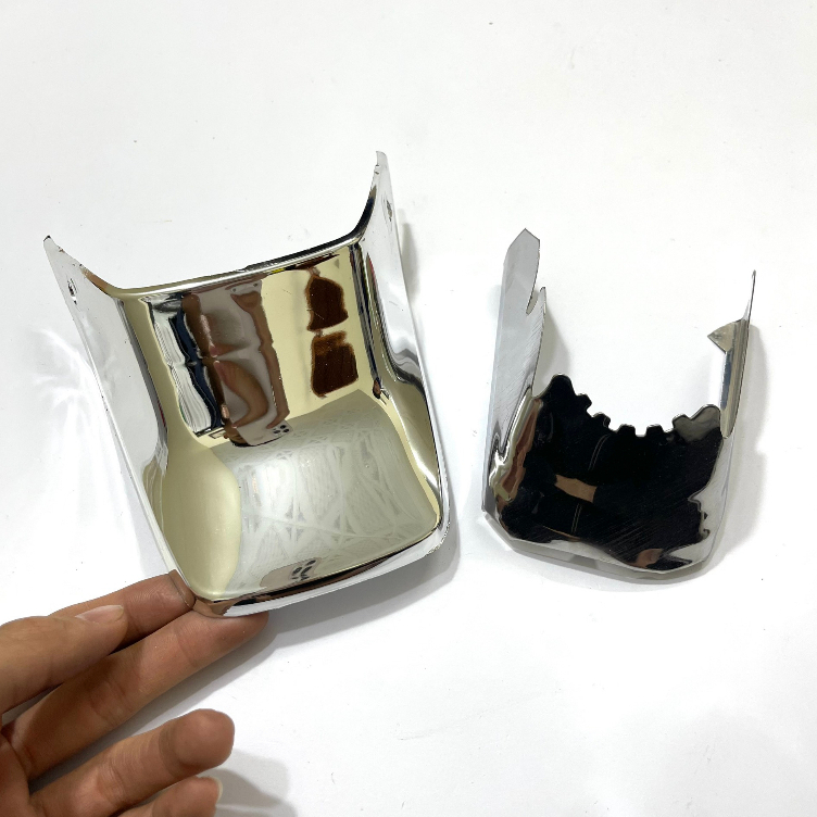 Bảo vệ dè trước và đuôi sau mạ Crom bạc xe Dream