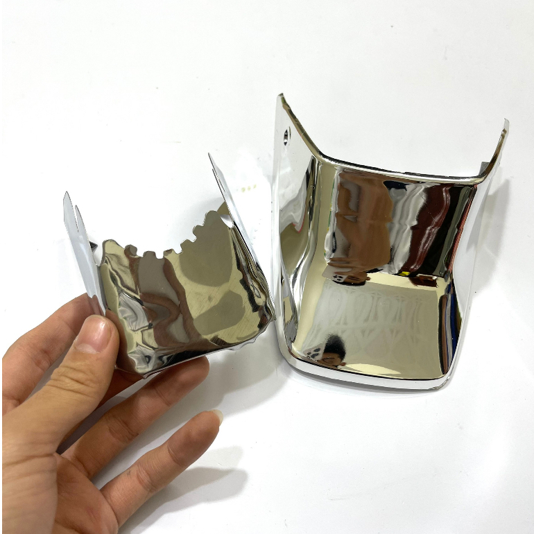 Bảo vệ dè trước và đuôi sau mạ Crom bạc xe Dream