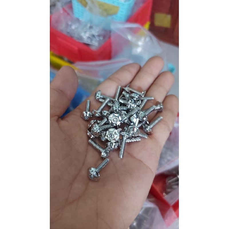 Ốc 4li15 4li20 ren nhuyễn Salaya gắn dàn áo Honda, gắn nắp bình dầu