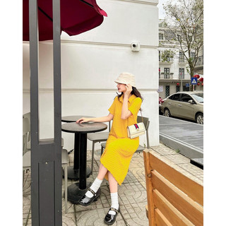 váy cổ đức dáng dài (V02)