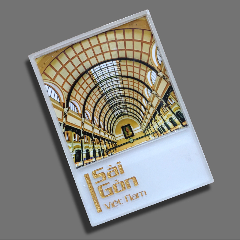 Nam châm tủ lạnh bằng nhựa hình Sài Gòn-Việt Nam