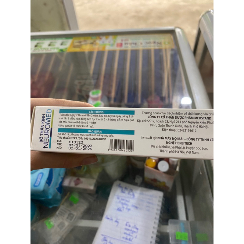 Bổ thần kinh Neuromed Medstand Hộp 30 Viên