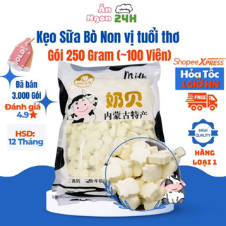 Kẹo sữa bò non viên nén Mông cổ, hương vị tuổi thơ siêu ngon hấp dẫn - Gói 250gram ( ~100 Viên)