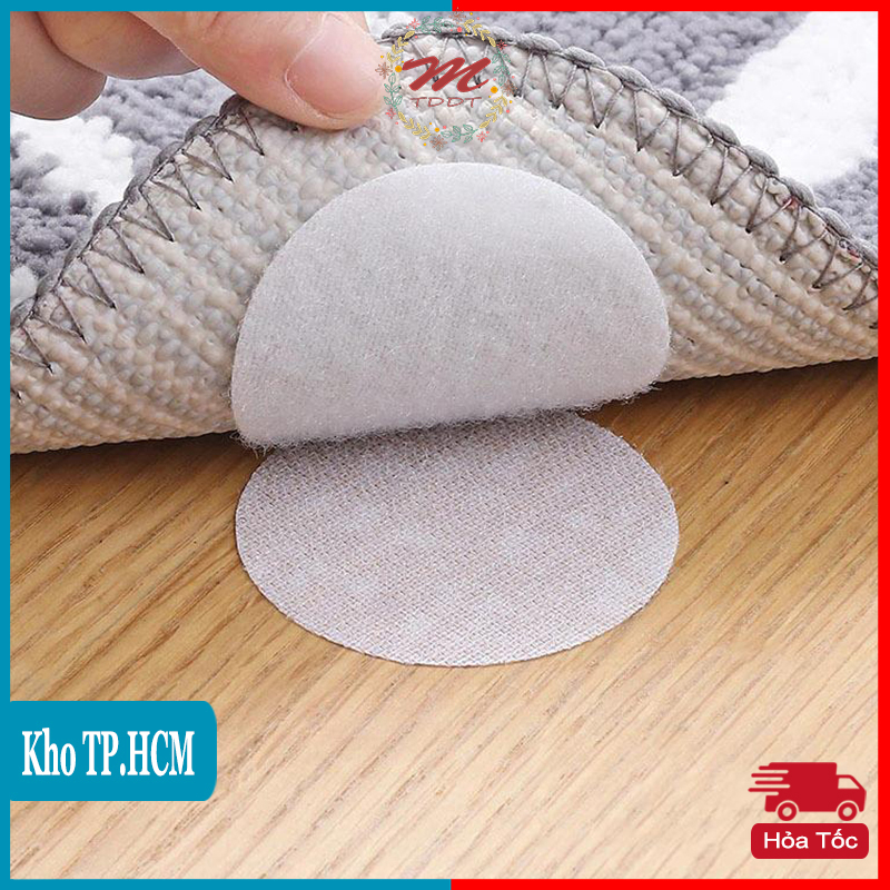 Set 5 Miếng Dán Cố Định Thảm Lau Chân, Lót Ghế Chống Trơn Trượt - MTDDT