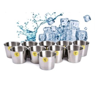 COMBO 10 Ly làm đá inox - ly làm bánh Plan inox