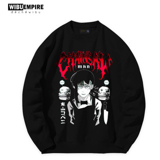WIBU EMPIRE | Áo Sweater Form Rộng Kobeni | Anime Chainsaw Man - Áo Sweater Nỉ Bông Form Rộng