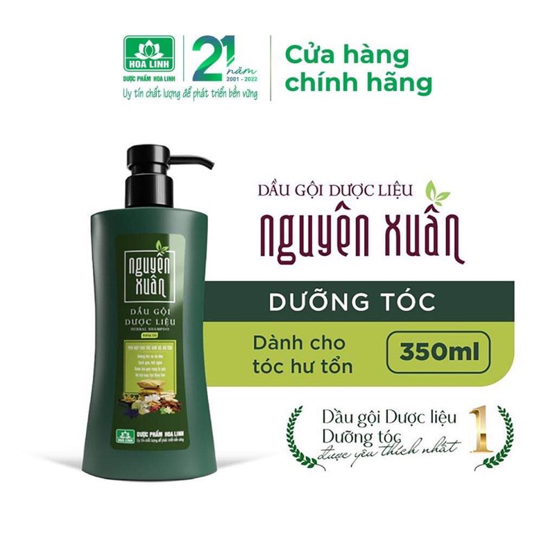 DẦU GỘI DƯỢC LIỆU NGUYÊN XUÂN (350ML)