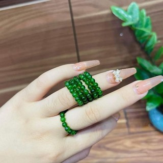Nhẫn diopside phong thủy mệnh mộc hỏa
