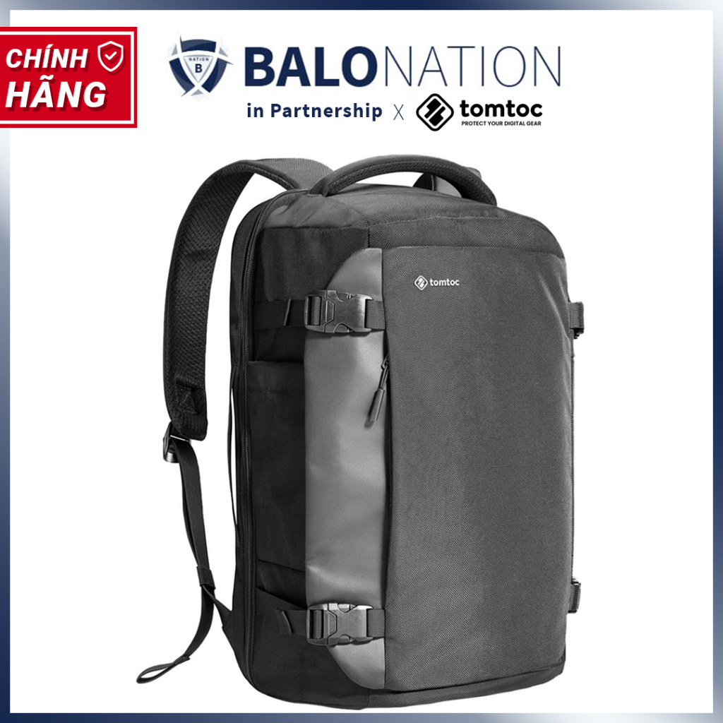 [CHÍNH HÃNG] Balo Laptop Du Lịch 17.3 inch TOMTOC (USA) Travel Backpack 40L A82-F01D - tại Balonation.vn