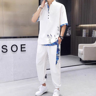 Bộ đũi Hạc, bộ quần áo đũi nam nữ, set đồ quần áo đũi nam nữ đẹp, mát mẻ lịch sự - Xu hướng thời trang 2023 Edo Menswear