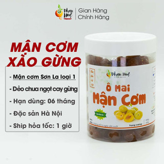 Ô mai xí muội mận cơm xào gừng chua ngọt Phan Huệ hộp 100g 300g 500g đặc sản Hà Nội