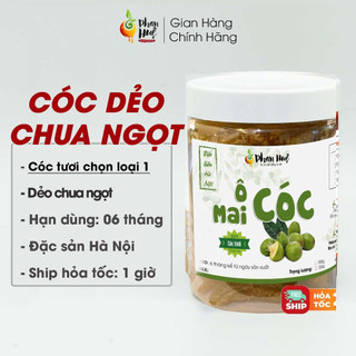 Ô mai cóc chua ngọt Phan Huệ 100g 300g 500g, vị dẻo chua ngọt, đặc sản Hà Nội