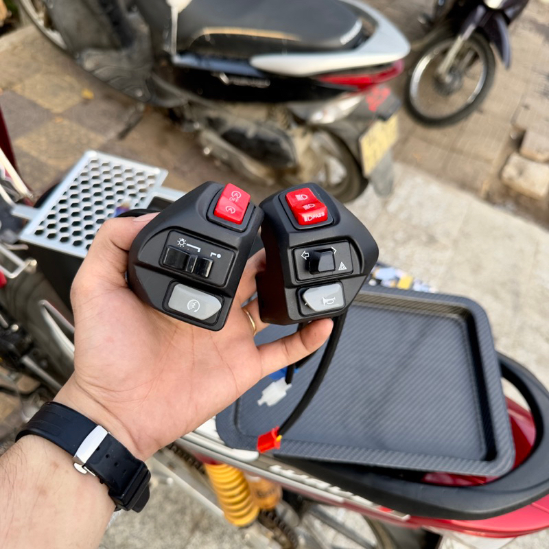 Cùm NVX Nút Đỏ Đã Mod Jack Ex135