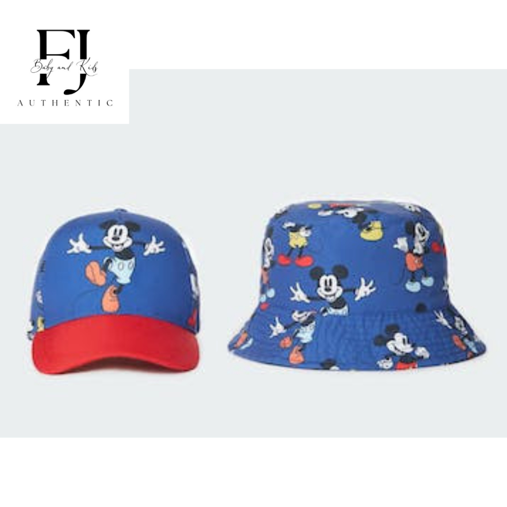 Mũ mickey xanh chính hãng Matalan, mũ lưỡi trai bé trai Auth 1-4 tuổi