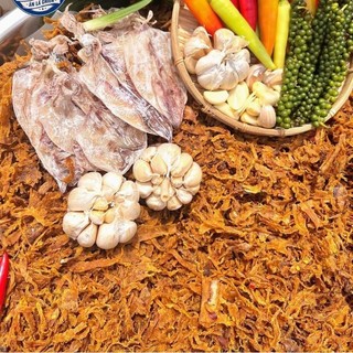 MỰC KHÔ XÉ TẨM GIA VỊ.