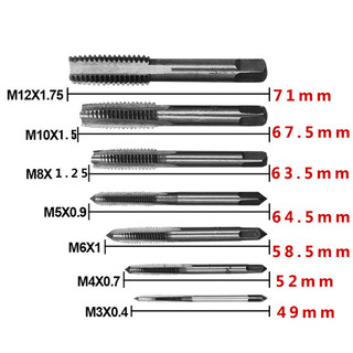 Bộ 7 mũi taro M3-M12