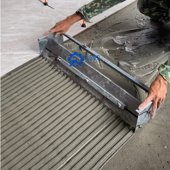 MÁNG KÉO RĂNG CƯA TẠO RÃNH LÁT GẠCH NỀN LÀM BẰNG INOX 304, LOẠI LỚN TĂNG GIẢM ĐƯỢC TỪ 60CM ĐẾN 1M , CÓ THỂ CHỈNH NGHIÊNG