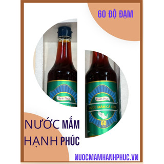 02 chai nước mắm hạnh phúc 60 độ đạm - 500ml/ chai