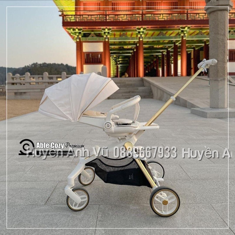 [Có sẵn] Xe đẩy cao cấp Able Cozy Premium Hàn Quốc 2023