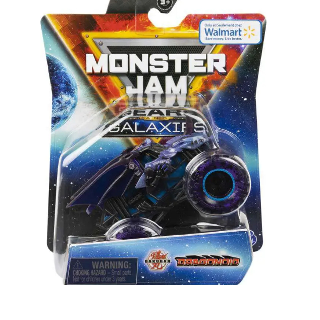 Mô Hình Xe Tải Quái Vật ( Monster Jam ) Bakugan Dragonoid Galaxy FULLBOX MỚI 100% CHO CÁC BÉ