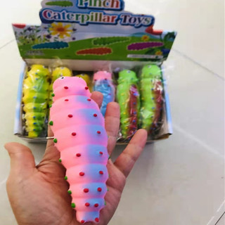 đồ chơi squishy cho bé bóp cực mềm cực thơm - squishy CON SÂU BƯỚM