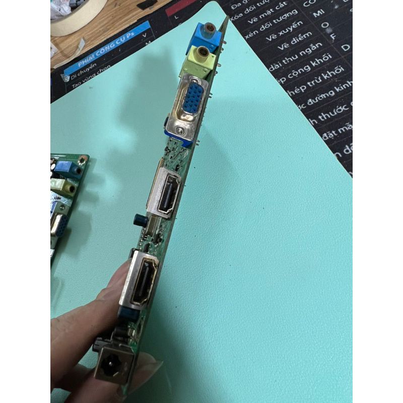 Board mạch nguồn màn hình viewsonic vx2573 shw và board nút điều khiển, hàng zin bóc màn