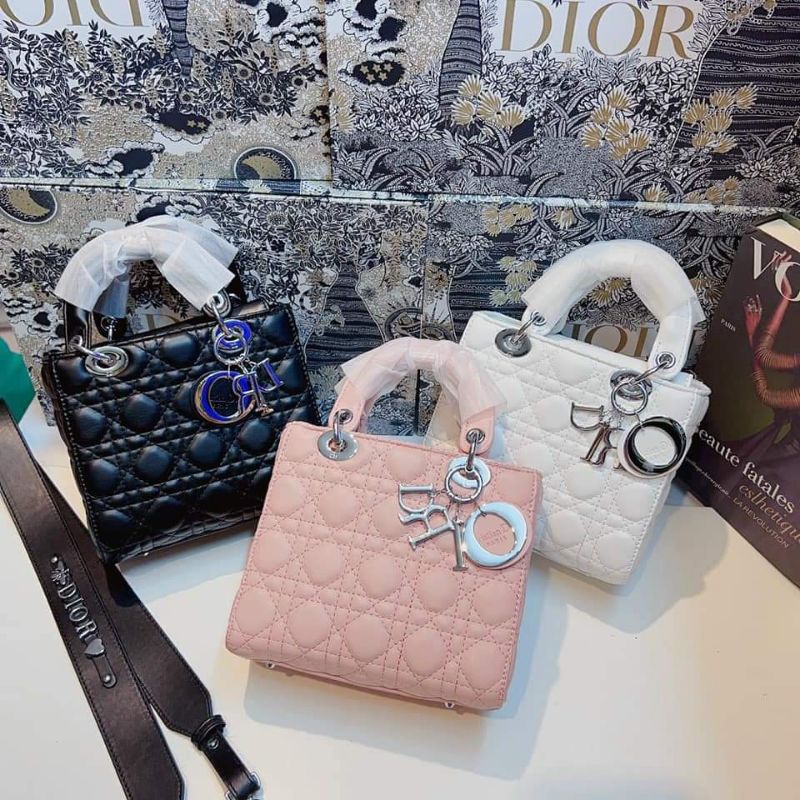 TÚI DIOR LADY 5 Ô DA LÌ FULL BOX SZ 20