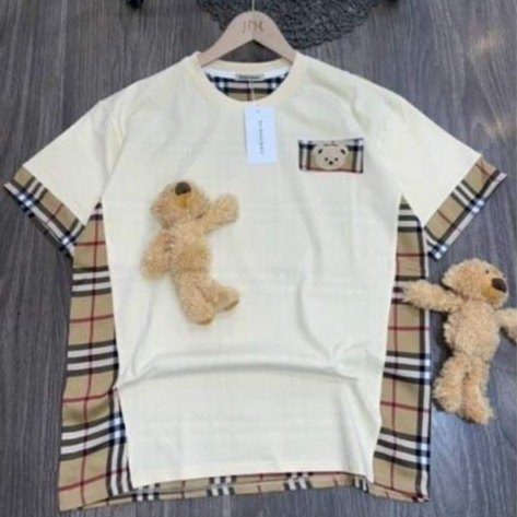 Áo Thun Nữ BBR Gấu Con Đáng Yêu 🔸 Free Ship, Unisex, Form Rộng, Cotton, A211