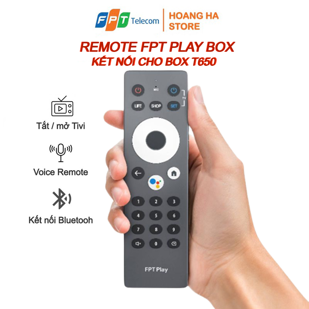 Remote FPT Play Box T650 - Có Tính Năng Điều Khiển Giọng Nói - Kết Nối Bluetooth