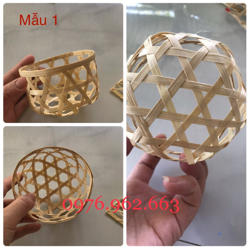giỏ mây, giỏ tre cắm hoa, decor, trang trí - giỏ mây đan