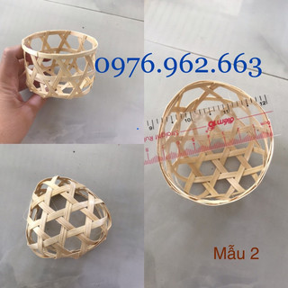 giỏ mây, giỏ tre cắm hoa, decor, trang trí - giỏ mây đan